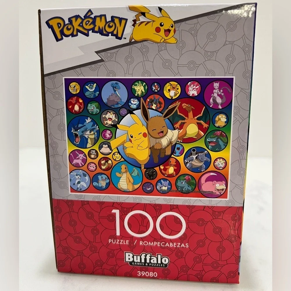 Red and White Poké Ball 100-Piece Puzzle